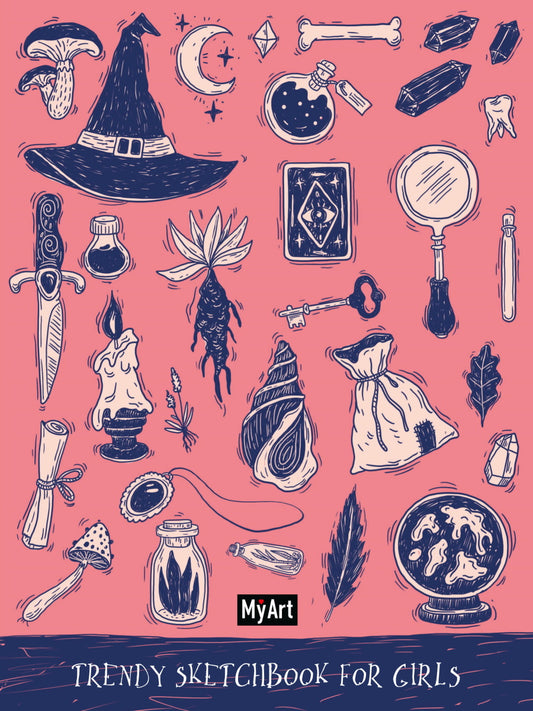 MyArt. Trendy Sketchbook for Girls. ВОЛШЕБСТВО