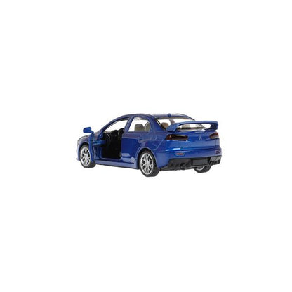 Машина металл MITSUBISHI lancer evolution, 11,4 см, двери, инерц., кор. Технопарк в кор.2*48шт