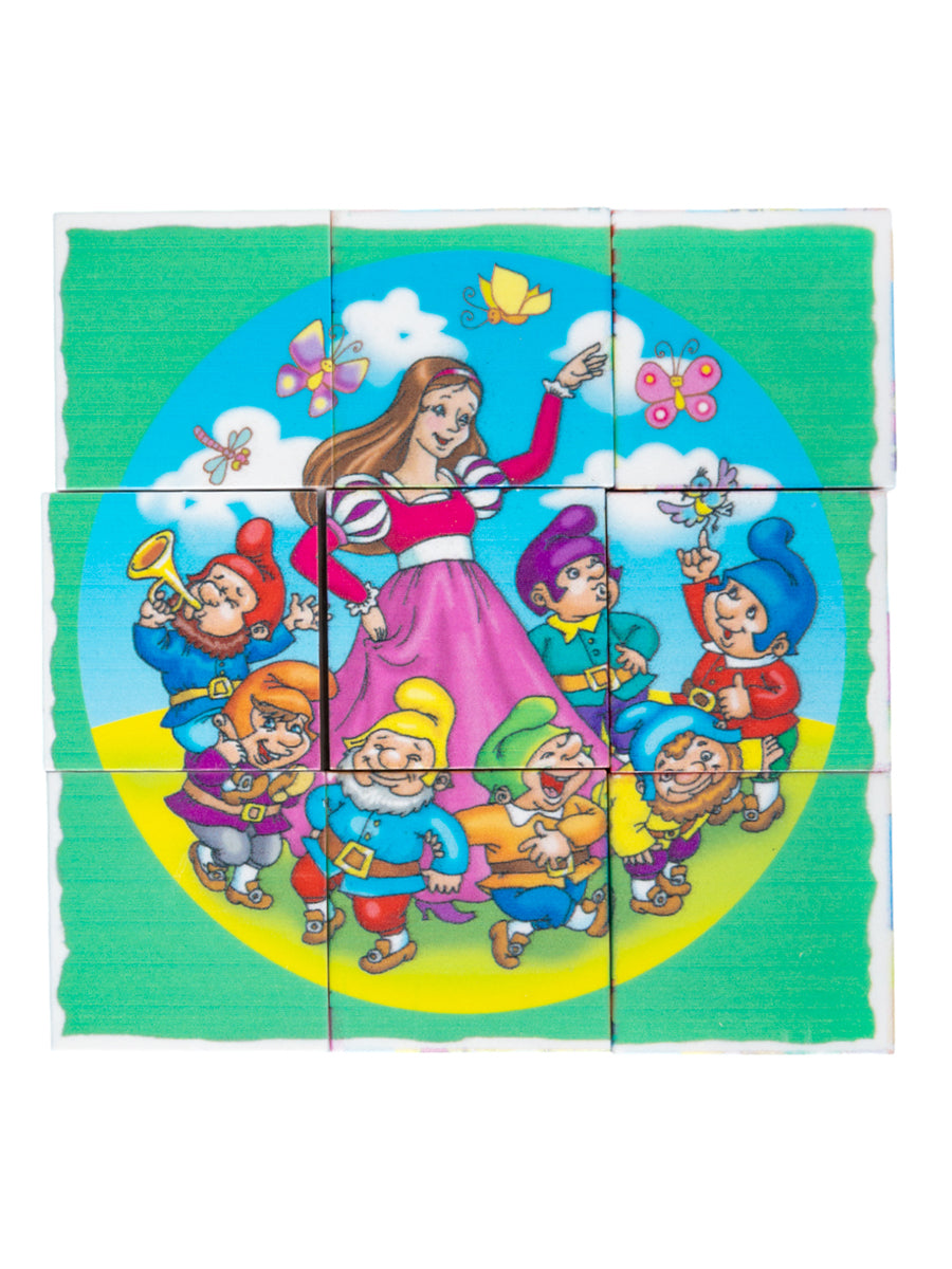 Cubes "Цветные сказки-4" (sans autocollants) 9 pièces art.00682