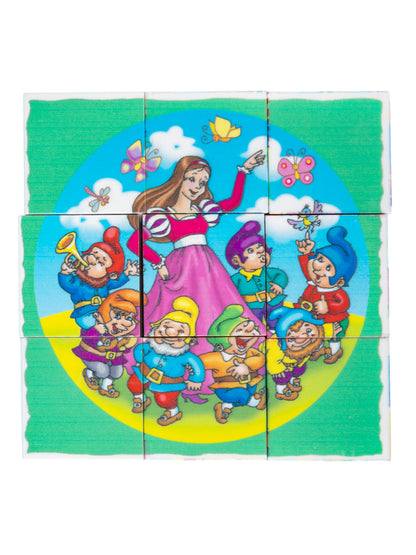 Cubes "Цветные сказки-4" (sans autocollants) 9 pièces art.00682