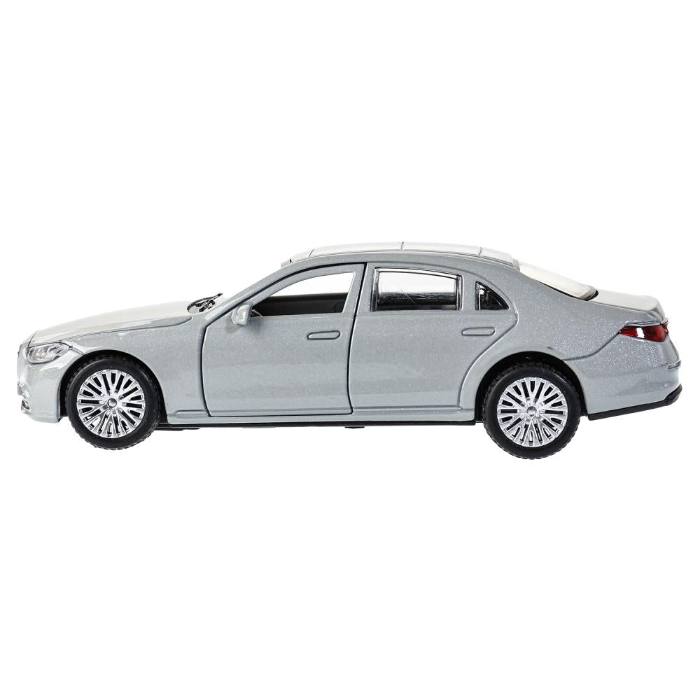 Машина металл MERCEDES-BENZ classe s v223 12см,дв,багаж,инер,серебристый,кор. Parc technologique dans le cor.2*36шт