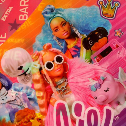 Paquet de jouets pour bouton A4, Barbie Extra, poupée jusqu'à 6 pouces dans le corps 2*20 pouces