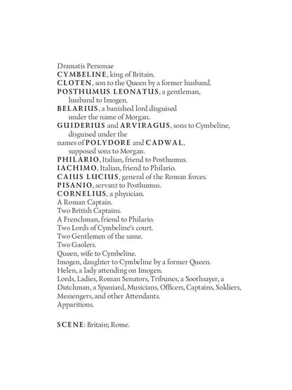 Cymbeline = ЦимбеLIN: на англ.яз