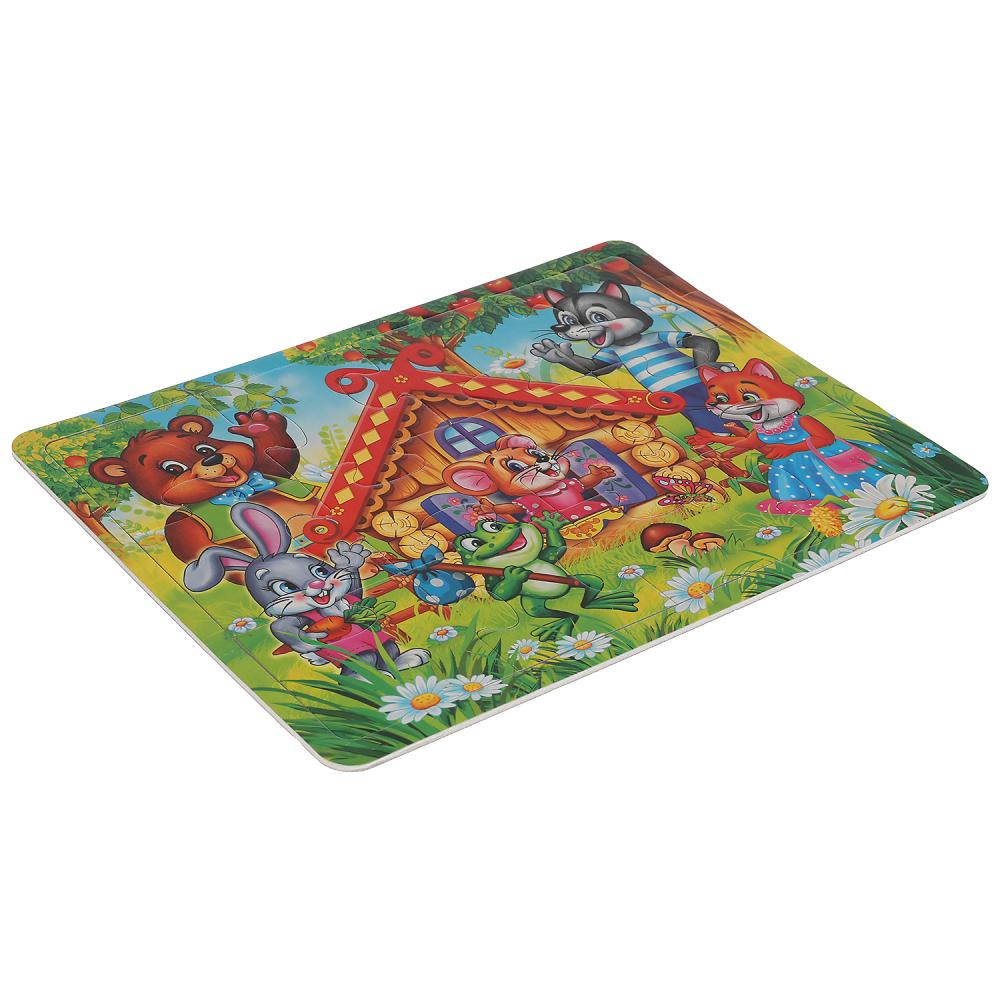 МАКСИ-ПАЗЛ "УМНЫЕ ИГРЫ" ТЕРЕМОК. МЯГКИЙ (ЕВА) 12 ДЕТАЛЕЙ В ПАК. в кор.100шт