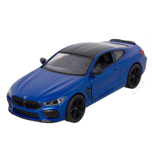 Kinsmart. Modèle art.КТ5425/1 "BMW M8 Competition Coupé" 1:38 (синяя) инерц.