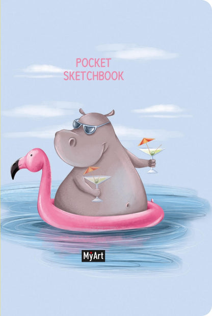 MyArt. Pocket СКЕТЧБУК. БЕГЕМОТ
