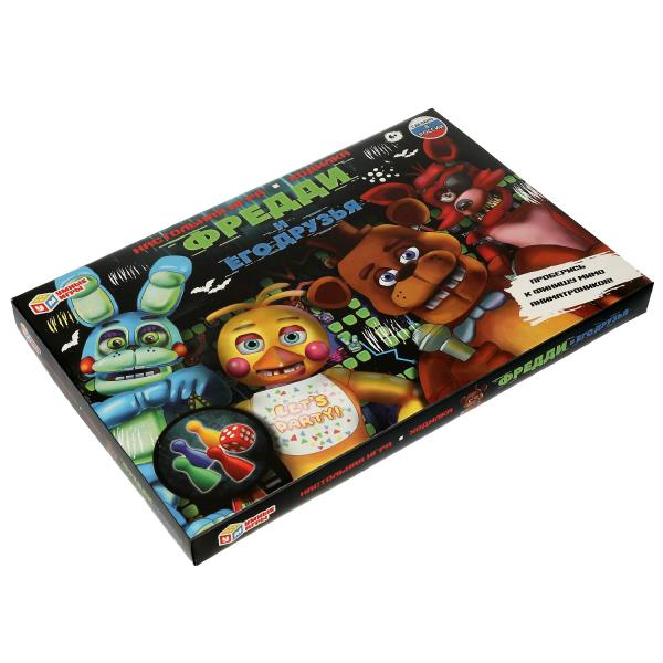 Фредди и его друзья. Настольная игра-ходилка. 217х330х27 мм. Умные игры. в кор.20шт