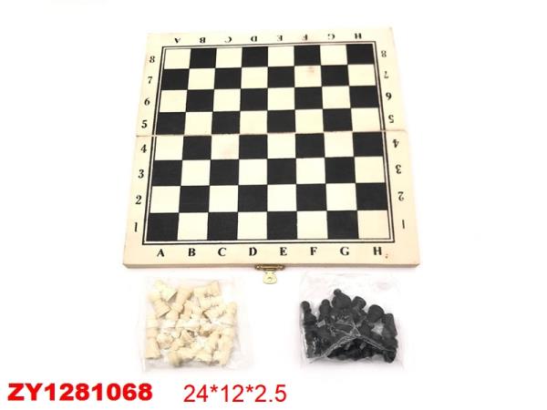 Игра настольная шахматы в пак. в кор.2*70шт