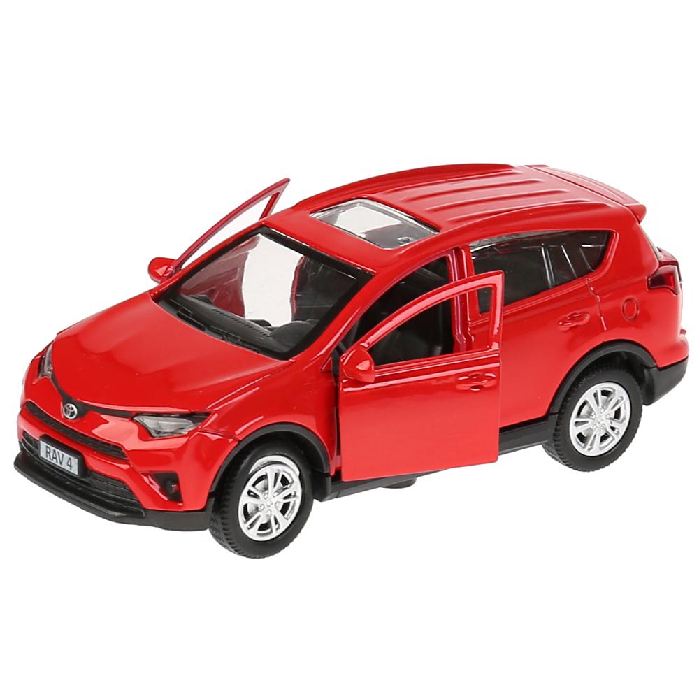 Машина металл "TOYOTA RAV4", длина 12см, открыв. двери, инерц., красный, в кор.Технопарк в кор2*36шт