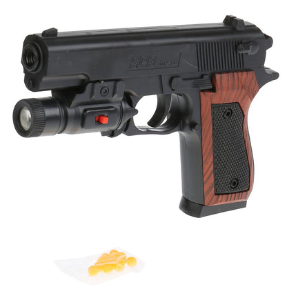 Пистолет (п) с фонарем, с пульками SP-3 в пак. в кор.2*84шт