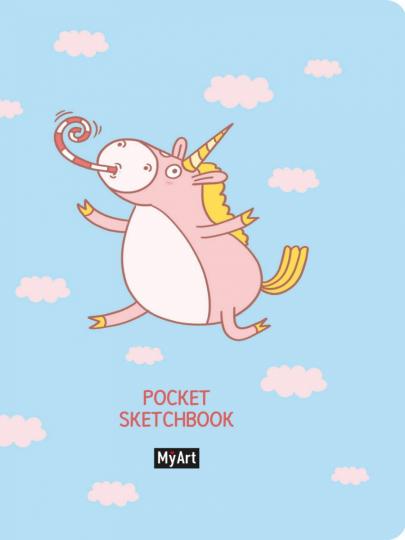 Mon Art. Poche СКЕТЧБУК. ЕДИНОРОГ