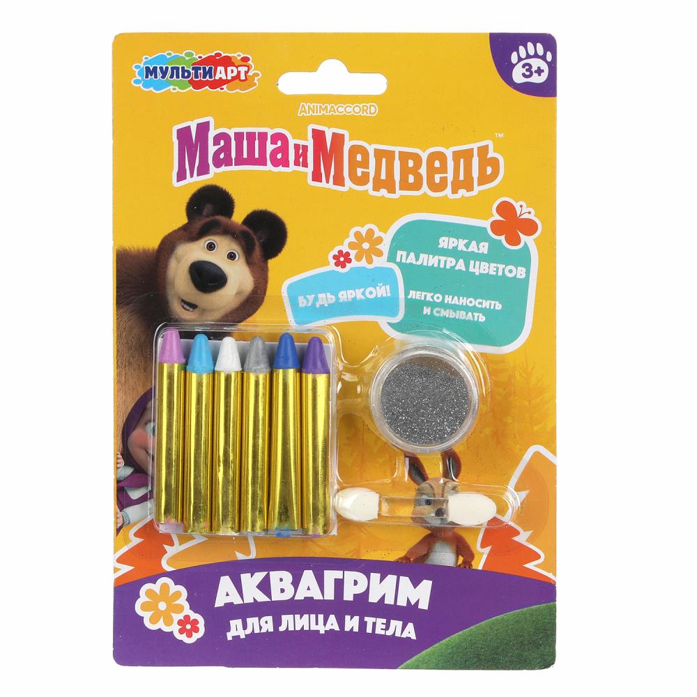 L'ensemble des cartes 6 étoiles de la classe Masha et Medvedev Mascha et Medvedь МУЛЬТИ АРТ в кор.48шт