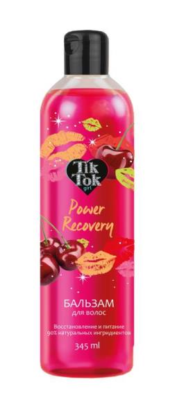 Бальзам для волос power recovery восст-е и питание flower power 360 мл TIK TOK GIRL в кор.6шт