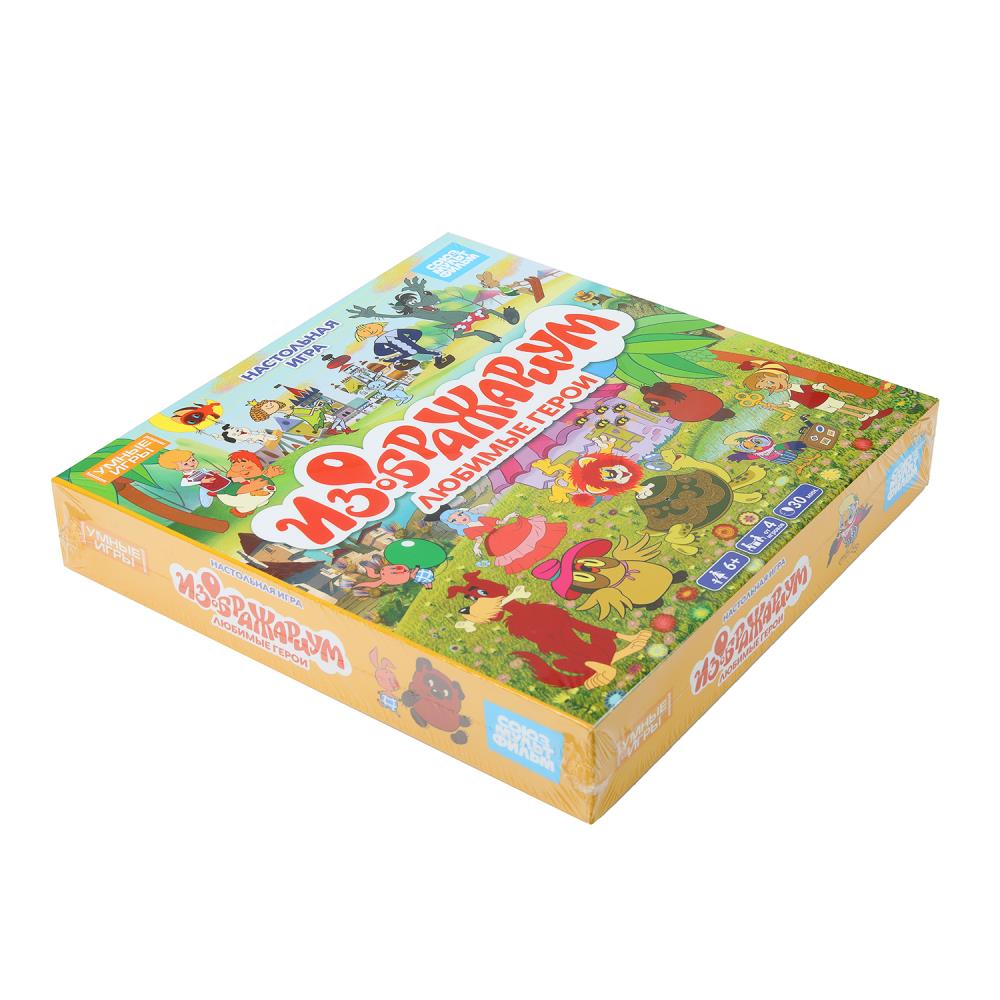 Изображариум. Любимые герои.Союзмультфильм. Игра-квадрат. 40 карточек.Премиум. Умные игры в кор.10шт