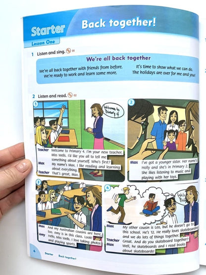 Famille et amis 4 (cahier de classe + cahier d'exercices) + 2 CD (2e)