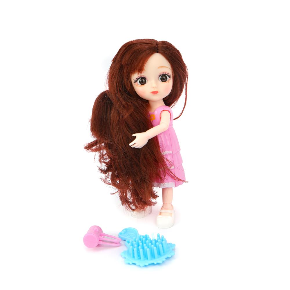 Fille 15 cm, anime, accessoires 2 pièces, dans un paquet LIKEE GIRL en cor.2*144 pièces