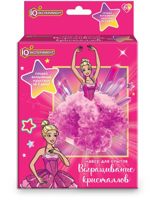 Набор по выращиванию кристаллов принцесса в кор. IQ Эксперимент в кор.100шт