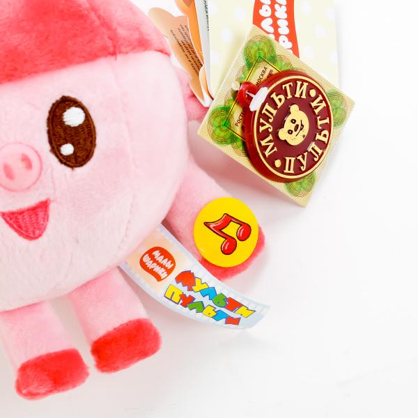 МЯГКАЯ ИГРУШКА "МУЛЬТИ-ПУЛЬТИ" НЮШЕНЬКА (М/Ф "МАЛЫШАРИКИ") 10СМ, ОЗВУЧ., РУСС. ЧИП В ПАК. в кор.24шт