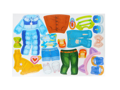 Игра магнитная "Одевашки. Анюта". Серия Магнитные истории (европодвес)