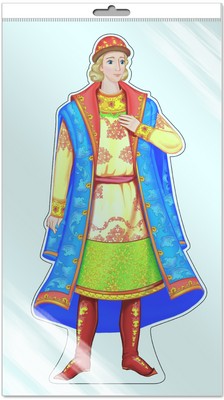 *Ф-8347-П ПЛАКАТ ВЫРУБНОЙ А3 В ПАКЕТЕ. Князь Гвидон (с блестками и уф-лаком в индивидивидуальной упаковке с европодвесом и клеевым клапаном)