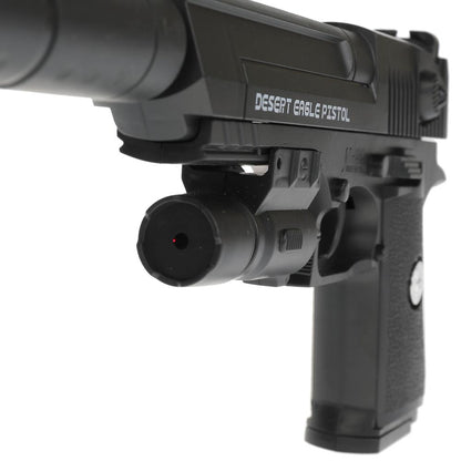 Pistolet avec laser. прицелом, с глушителем в пак. dans le cor.2*54шт