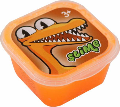 Jeu pour enfants étoiles, trois modèles de monstres "Slime", orange (art.SLM099)