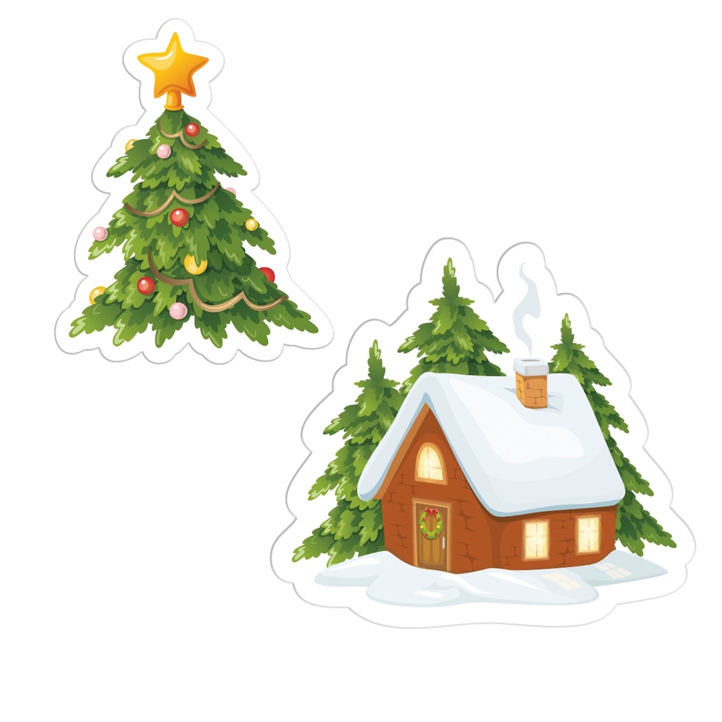 Новый год. Магнитики Десятое королевство "Новогодние". Серия Магнитные истории (европодвес, 4х20шт)