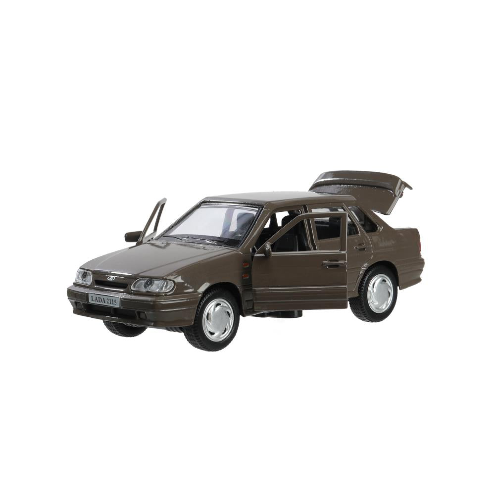 Machine en métal vaz-2115 "samarra" d'une longueur de 12 cm, serebristo-коричневый, cor. Parc technologique dans le cor.2*36шт