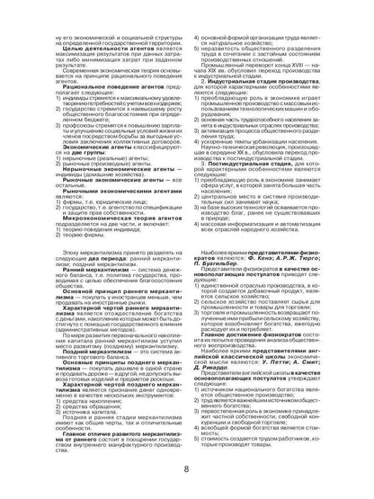 Théorie économique (для экономистов)