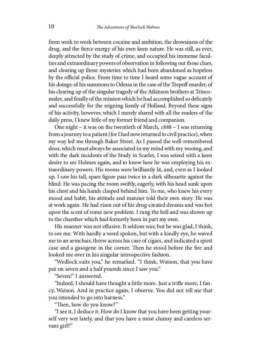 Les aventures de Sherlock Holmes