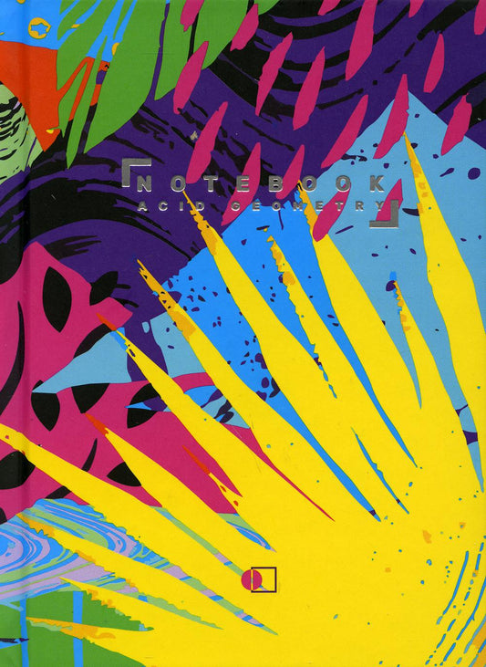 Блокнот "Кислотная геометрия, Вспышки " / "Acid geometry", splas (А6, 128 стр., клетка)