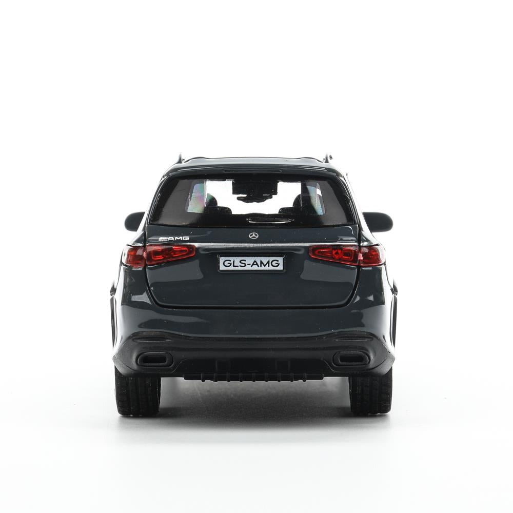 Машина металл MERCEDES-BENZ gls class amg 12см, дв,баг,ин,серый, кор. Parc technologique dans le cor.2*36шт