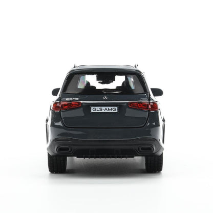 Машина металл MERCEDES-BENZ gls class amg 12см, дв,баг,ин,серый, кор. Parc technologique dans le cor.2*36шт