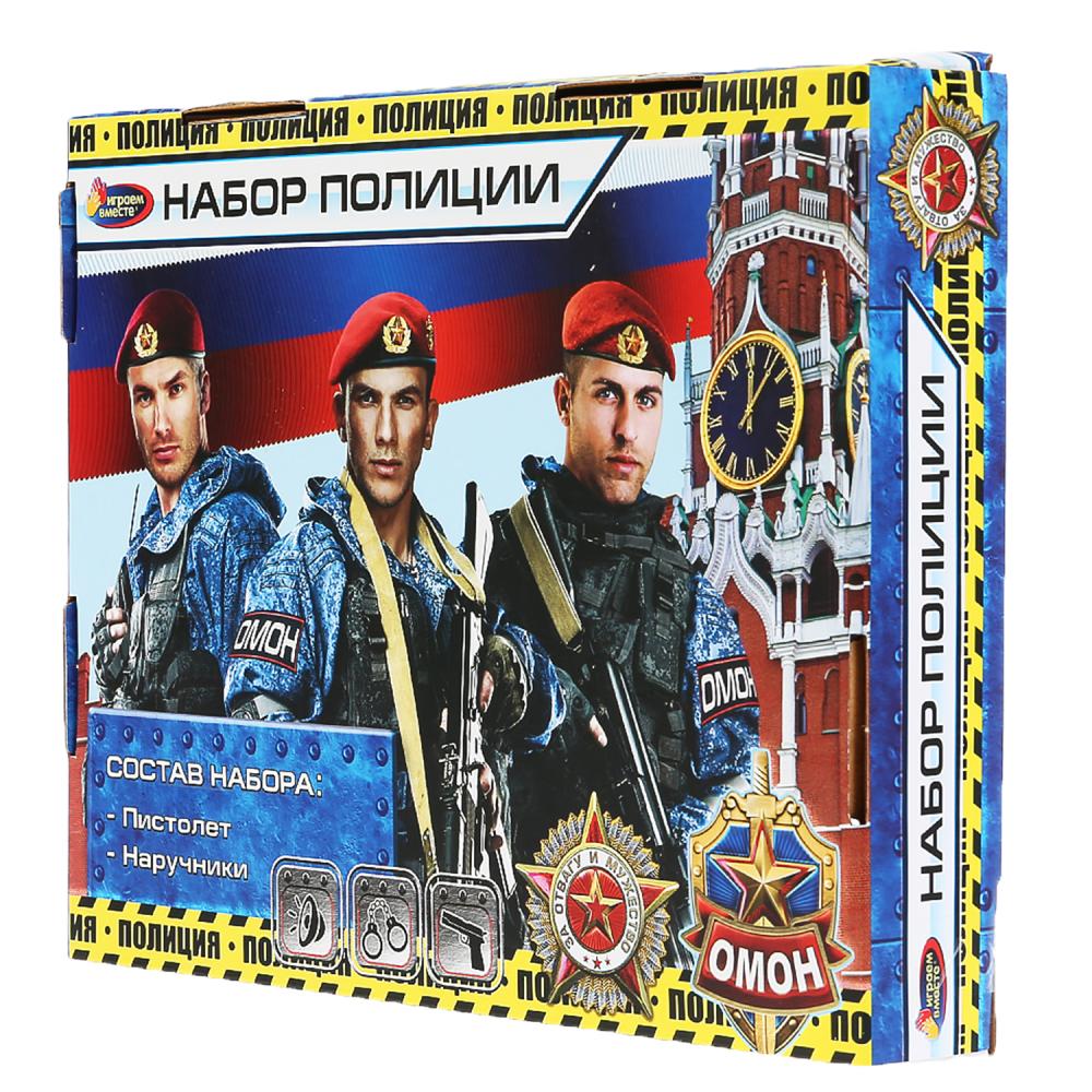 Набор полиция, звук в русс. кор. 23,3*18,2*3,7см Играем вместе в кор.2*72шт