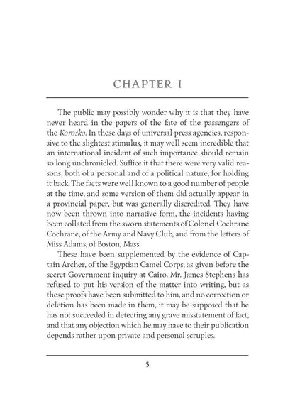 La Tragédie du Korosko = Трагедия пассажиров «Короско»: на англ.яз