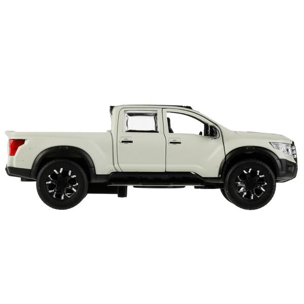 Machine en métal NISSAN TITAN МАТОВЫЙ 12,5 см, double, bagage, инерц, серый, kor. Parc technologique dans le cor.2*36шт