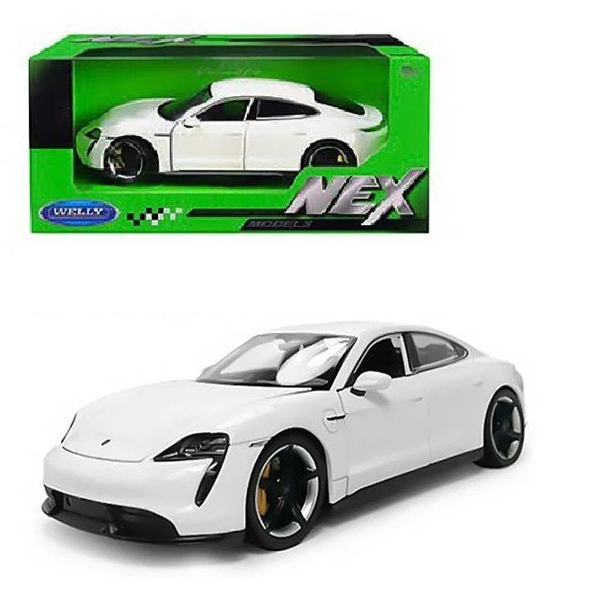 Welly. Машинка 1:24 "Porsche Taycan Turbo S" кремовый арт.24107W
