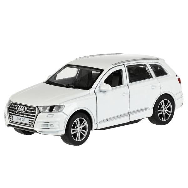 Machine en métal AUDI Q7 pour 12 cm, double, bagage, intérieur, blanc, cor. Parc technologique dans le cor.2*36шт