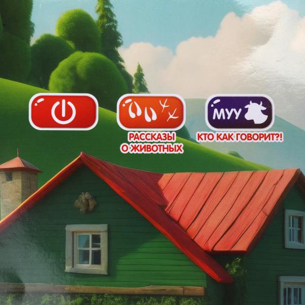 Говорящий плакат домашние животные в пак. Умка в кор.100шт