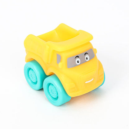 Игрушка для ванны машинка желтая в пак, КАПИТОШКА в кор.360шт