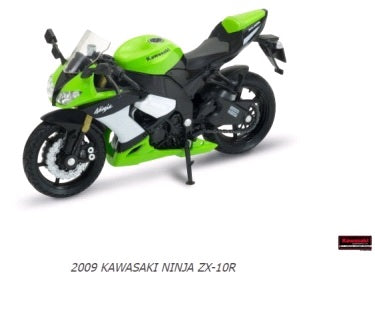 МОТОЦИКЛ металл 1:18 2009 kawasaki ninja zx-10r в кор в кор.4*12шт