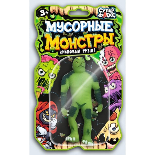 Jeu de musique monstre, blister Super Flex en cor.3*12 pouces