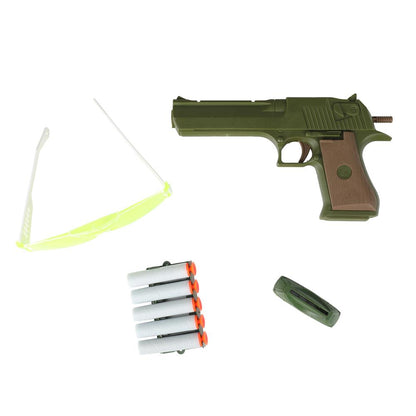 Набор оружия ВОЕННЫЙ pistolet мягкие пули, блист.23*30*2,5см ИГРАЕМ ВМЕСТЕ в кор.2*72шт