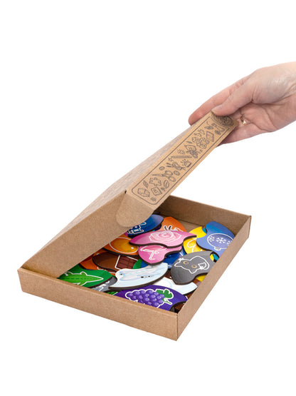 Пазлы из дерева. Mon premier paquet "Цвета" 36 эл