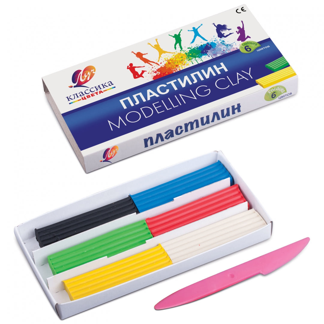 ПластиLIN 6цв 12С 878-08 со стеком Детство