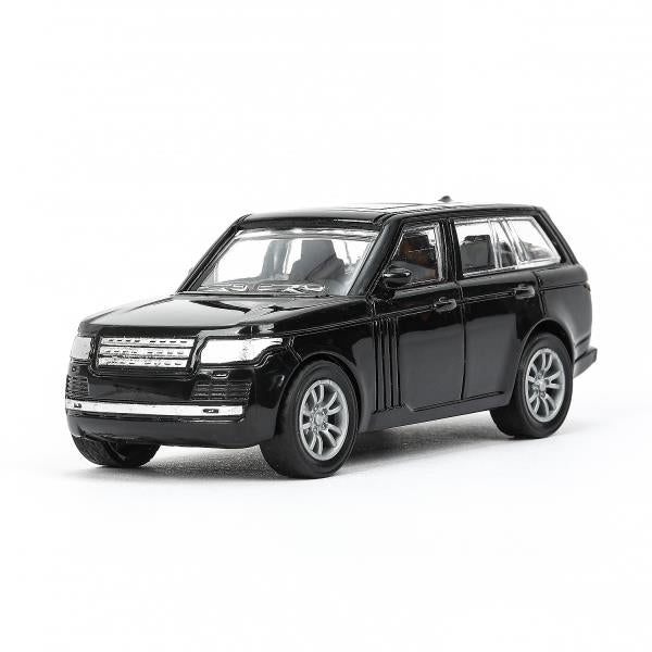 Машина пластик LAND ROVER RANGE ROVER VOGUE 12 см, инерц, черный, кор. Технопарк в кор.2*120шт