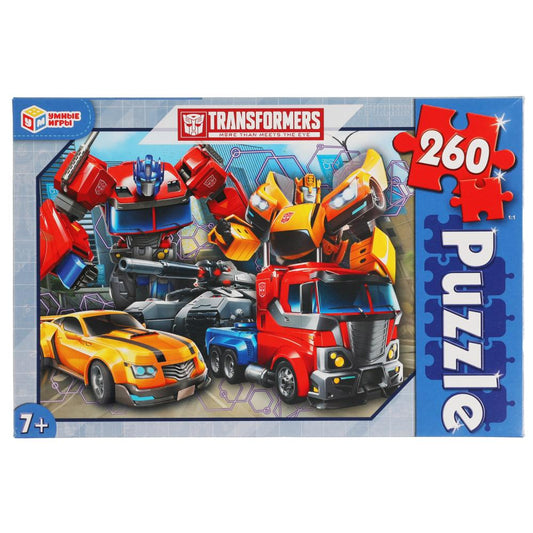 Transformateurs. Пазлы классические в коробке. Пазл 260 détails. Умные игры в кор.12шт