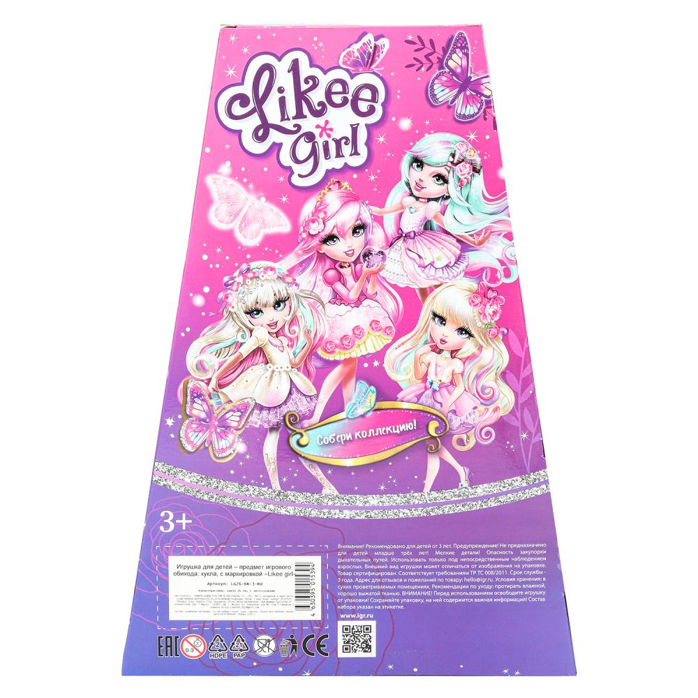 Кукла 26 см, аксессуары, в кор. LIKEE GIRL в кор.2*48шт