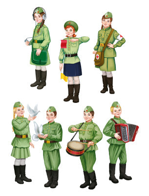 КФМ-15667 Un complexe de mini-plaquettes avec du écossais. Защитники Родины (7 parties dans le complexe)