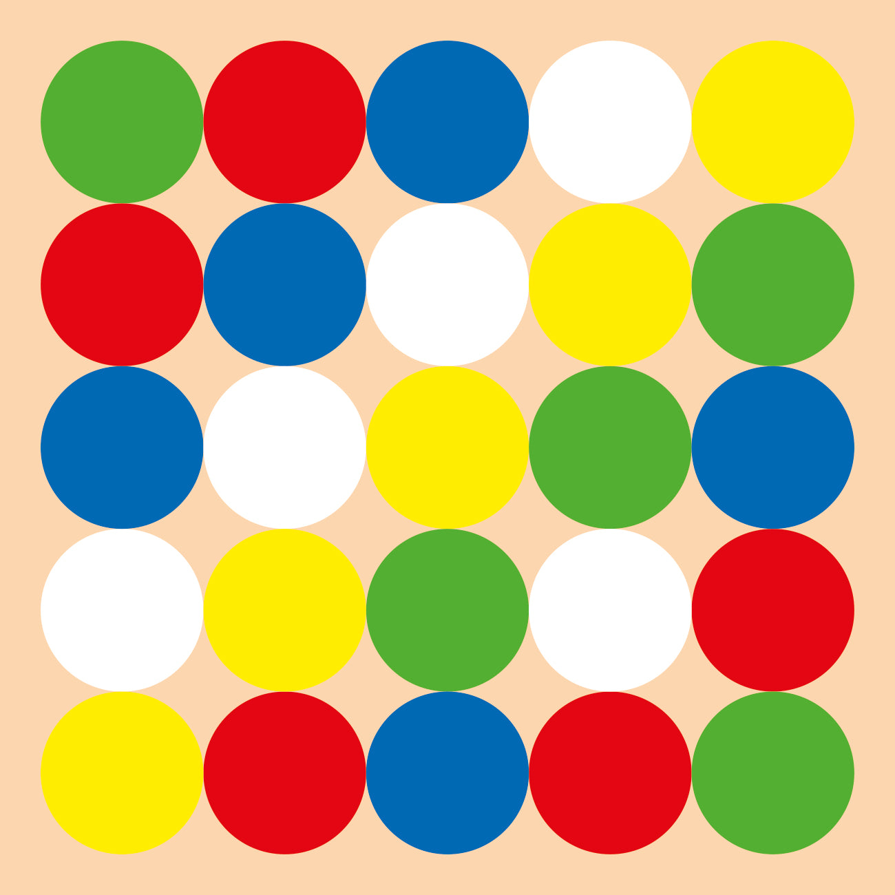 Mosaïque originale "Веселые столбики" 25 эл